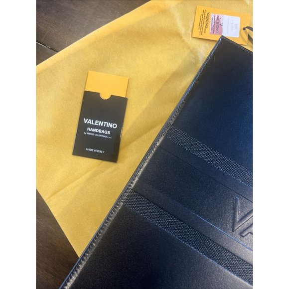 VALENTINO BY MARIO VALENTINO Olivia Leather Satchel Bag Black NEW Rtl $1095 - Picture 8 of 12